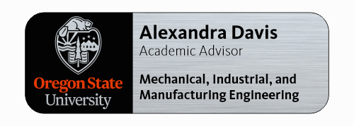 OSUMIME1 Mechanical, Industrial & Mfg Eng Name Badge