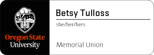 OSUMEMU02 Memorial Union Name Badge