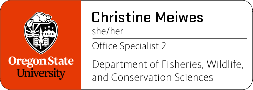 OSUFISH1 Fisheries, Wildlife and Conservation