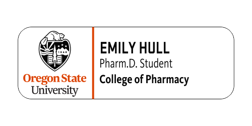 OSUPH01 Pharmacy Student Name Badge