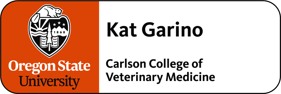 OSUVM102 Veterinary Medicine - Student Name Badge